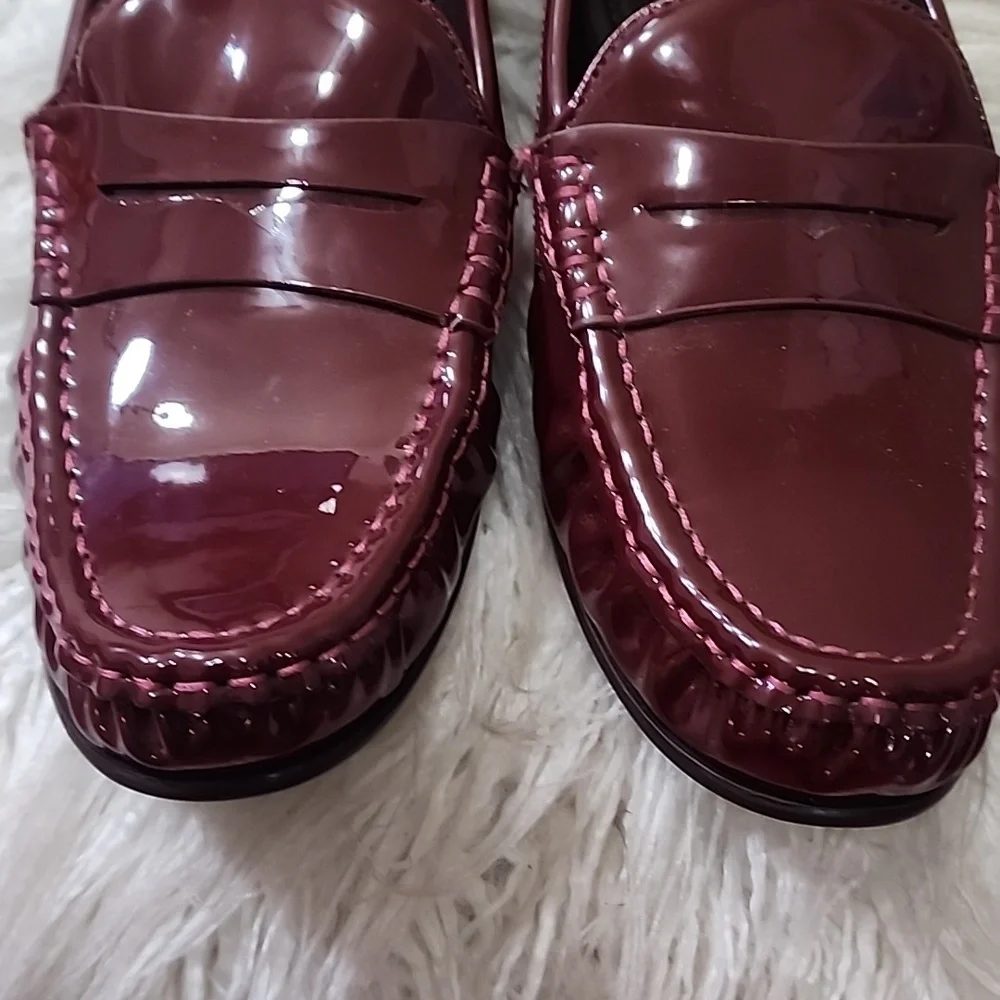 Zara Burgundy Loafers - Picture 12 of 12